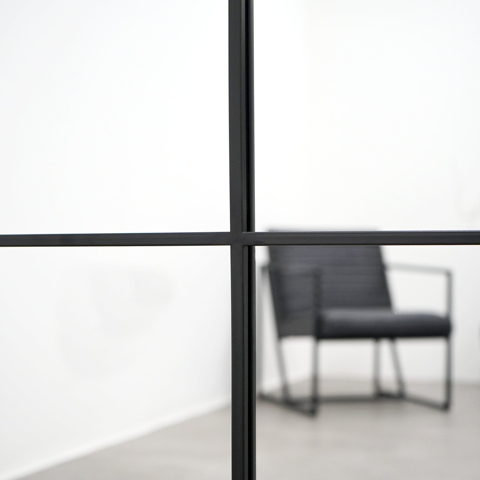 Brooklyn - Full Length Extra Large Black Metal Mirror 210cm x 120cm - Image 7