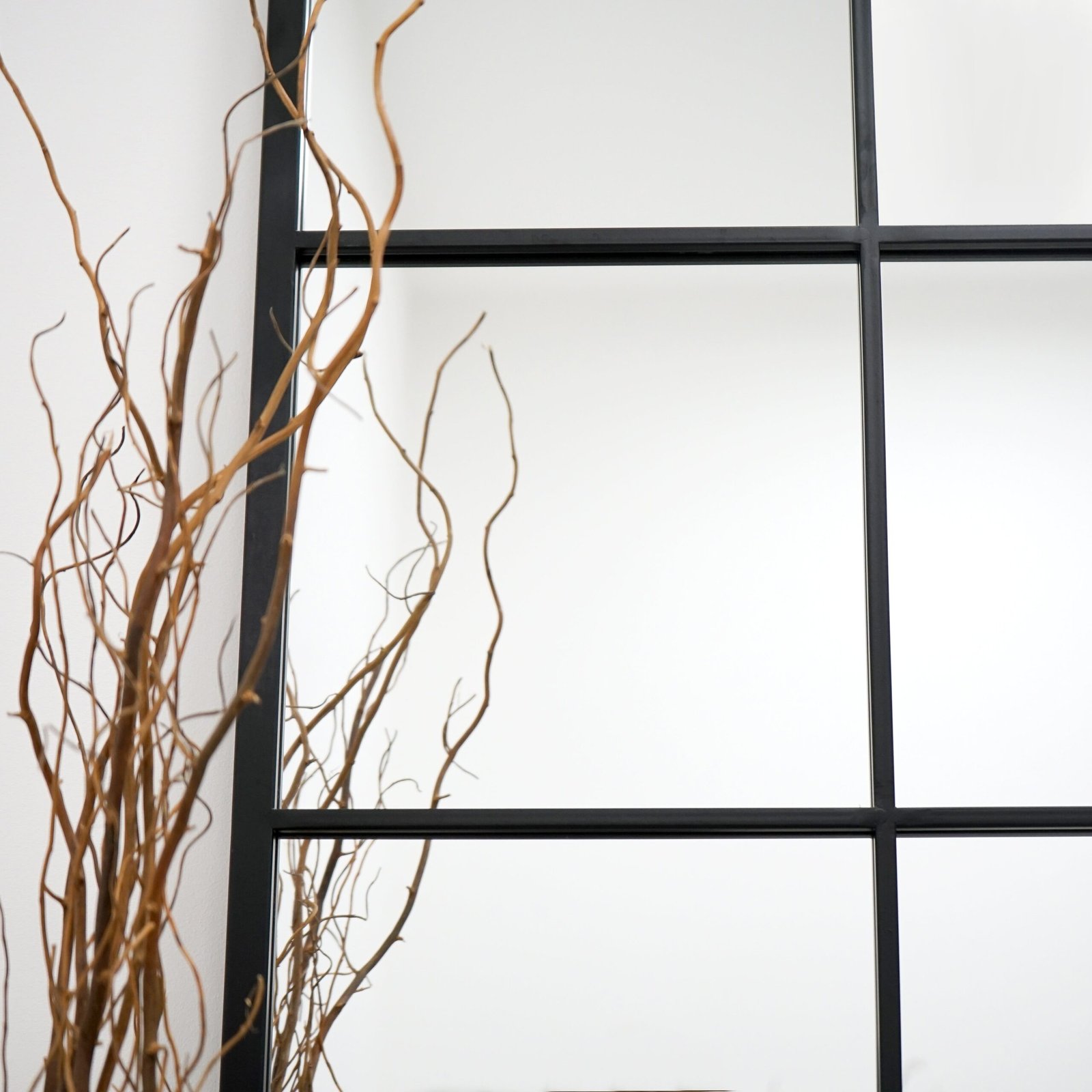 Brooklyn - Full Length Extra Large Black Metal Mirror 210cm x 120cm - Image 9