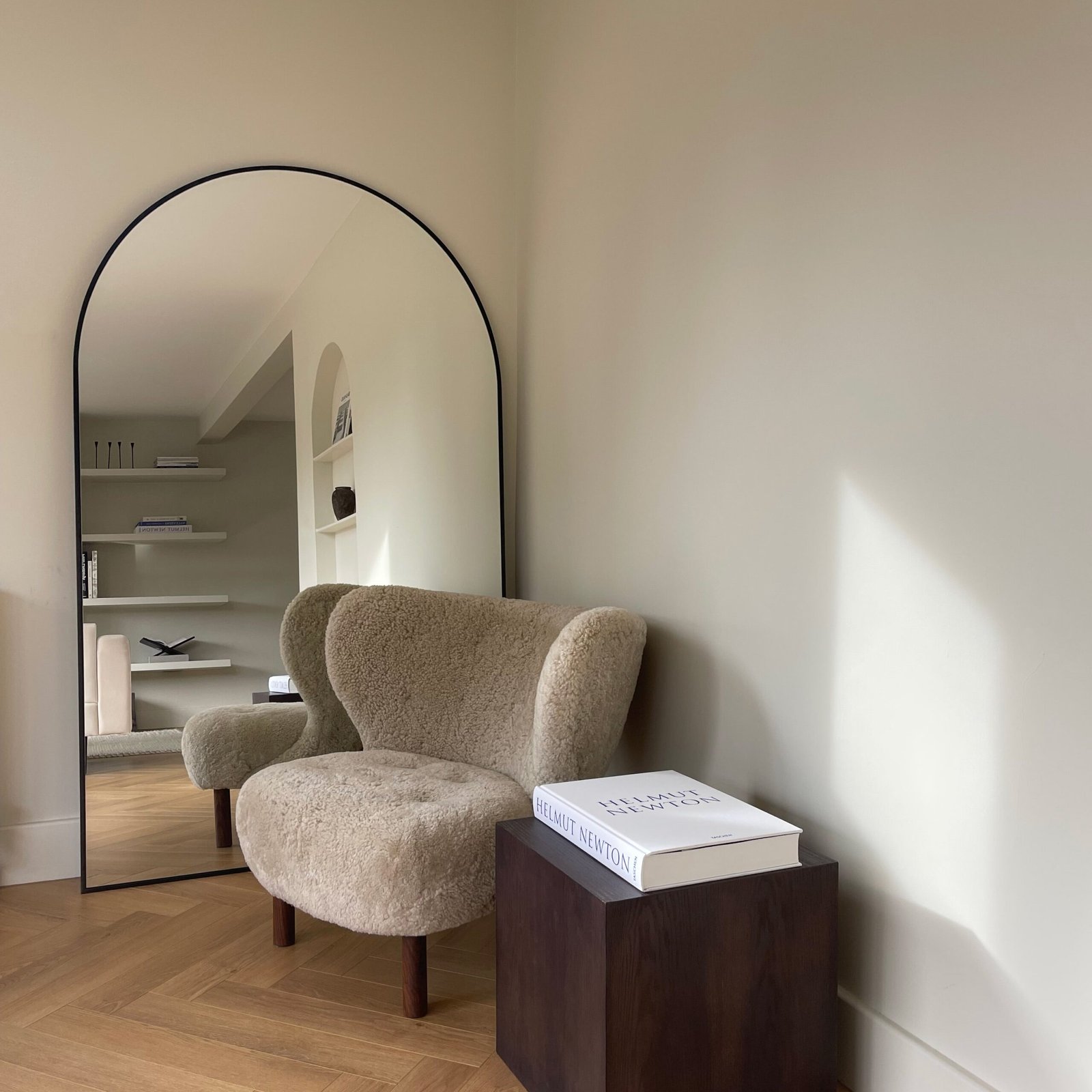 Liberty - Black Full Length Arched Metal Mirror 180cm x 110cm - Image 11