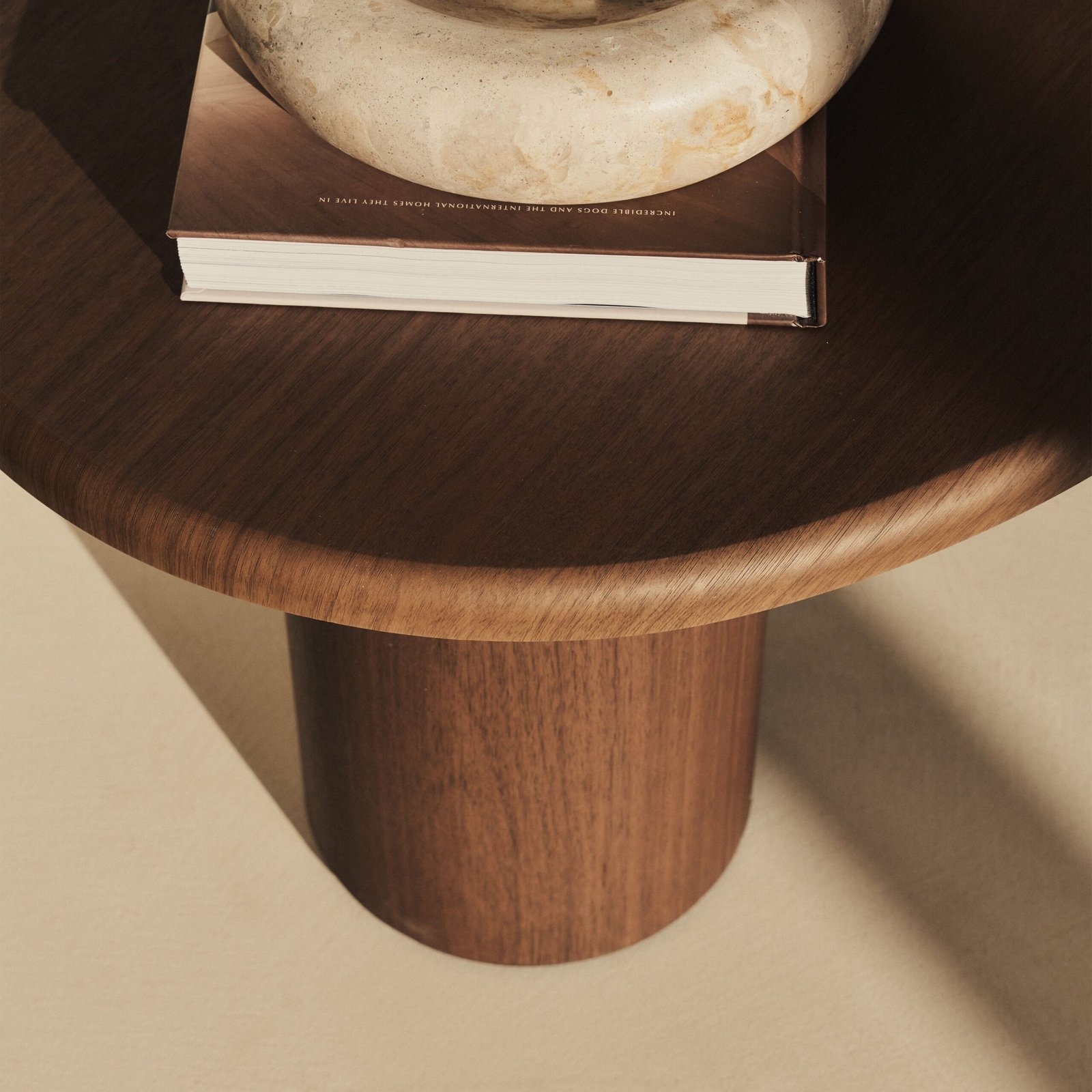 Savanna - Large Dark Wood Irregular Wooden Coffee Table - Image 5